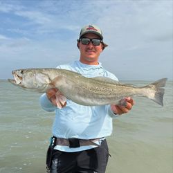 A lone angler fishing in TX
