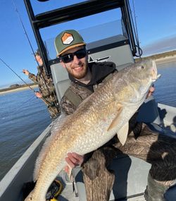 Lone angler fishing in TX