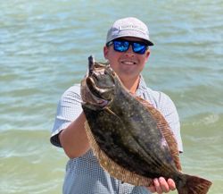 Southern Flounder caught while fishing in Seadrift