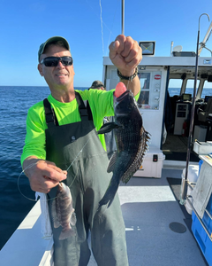 Two sea bass caught on fishing trip in NJ