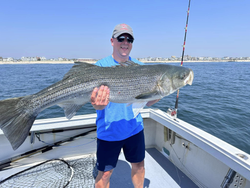 An amazing catch of a 44-inch fish in NJ.