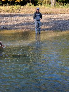 One person fishing in PA