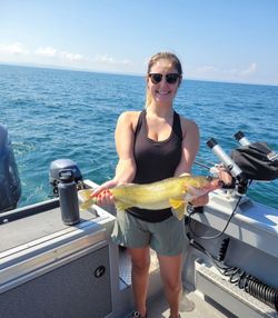 Angler fishing in Dunkirk