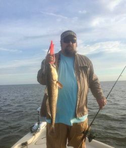 Angler with a big fish caught in LA