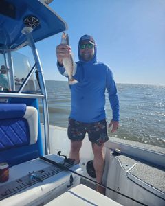 Lone angler fishing in LA