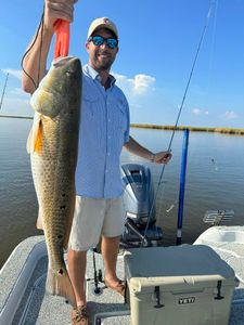 One angler fishing in LA