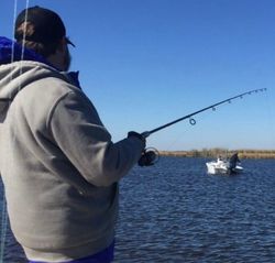 Scenic view of Theriot location during a fishing trip
