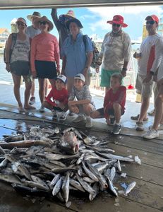 8 people fishing in LA