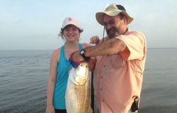 A great fishing trip with one person in Theriot
