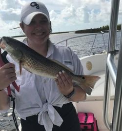Redfish caught in Apalachicola, fishing