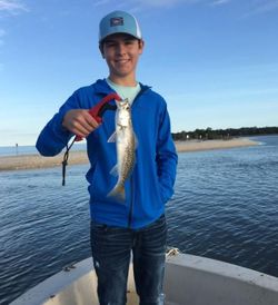 Spotted weakfish caught in Apalachicola while fishing