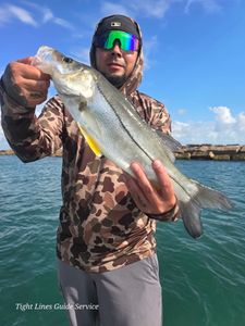 Snook caught fishing at Point Comfort