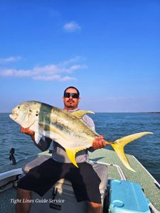 Crevalle jack caught fishing in Point Comfort TX waters
