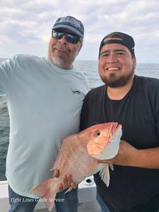 Red snapper catch from Point Comfort TX fishing trip
