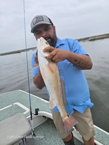Redfish caught during fishing trip in Point Comfort TX