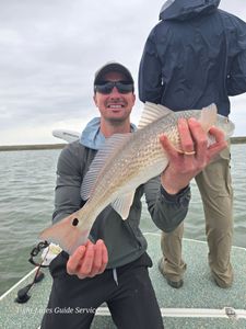 Redfish catch displayed on fishing boat in Point Comfort TX