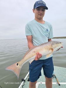 Redfish catch from Point Comfort TX fishing trip