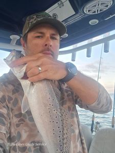Speckled trout catch from Point Comfort TX fishing trip