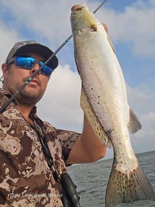 Speckled trout catch from Point Comfort TX fishing trip