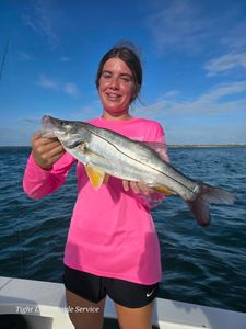 Snook caught while fishing at Point Comfort