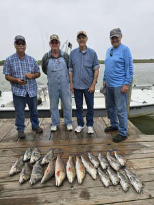 4 anglers with a great catch of fish in TX