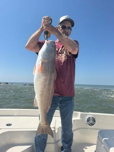 Redfish caught during fishing trip in Port Arthur TX