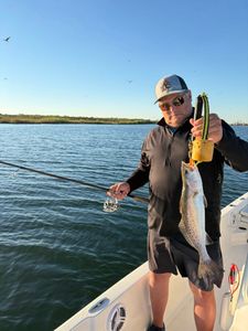 Speckled trout caught fishing in Port Arthur TX waters