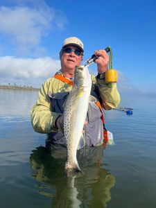 Speckled trout catch while fishing in Port Arthur TX waters