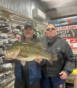 Two anglers fishing at O.H. Ivie Lake