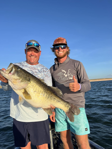 One big fish caught at O.H. Ivie Lake while fishing