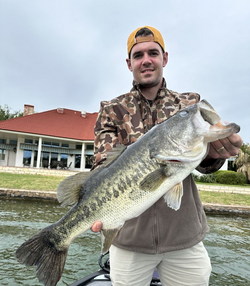 A person fishing in Texas with their catch