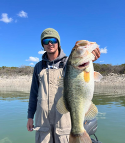 Largemouth bass caught at O.H. Ivie Lake