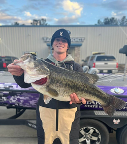 Smallmouth bass caught in TX fishing