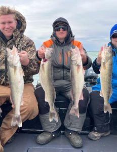 Four fish caught in Ohio while fishing