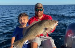 Family Fishing in Sarasota, Grouper Fish