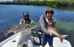 2 redfish, 32-inch catch in Bradenton, fishing tours