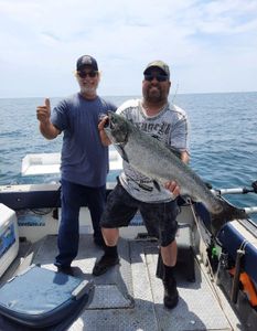 Chinook Salmon caught while fishing in ON