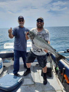 Chinook Salmon, 32-inch fish caught while fishing in Ontario