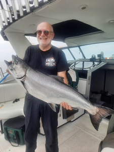 Chinook Salmon caught while fishing in ON