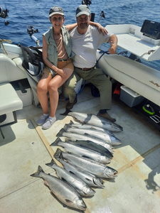 5 chinook salmon, best fishing in ontario