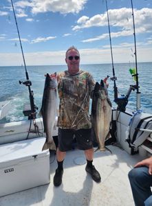 Angler fishing in Ontario waters