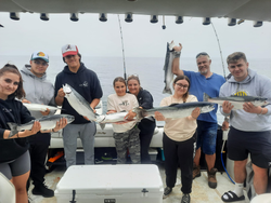 4 rainbow trout caught fishing in Ontario