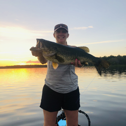 Fishing in Florida with a big 28-inch catch