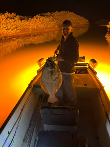Southern Flounder, 21-inch fish caught while fishing in FL