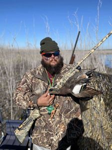 A lone angler fishing in TX