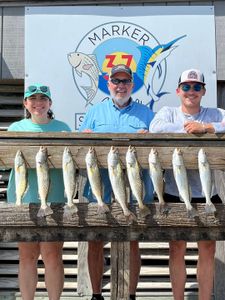 Six spotted weakfish caught during fishing and hunting trip in Corpus Christi