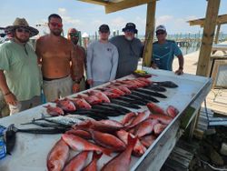 6 people fishing in Alabama