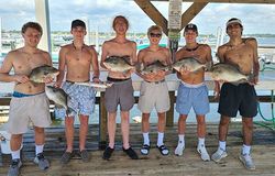 Four fish caught in Gulf Shores during fishing trip