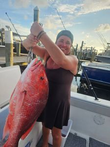 Red snapper caught fishing in Orange Beach Alabama