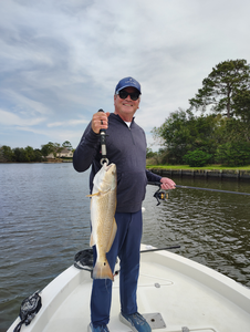 Beautiful Galveston redfish taken on light tackle!